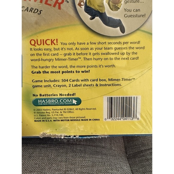 Guesstures Board Game 2nd Edition Parker Brothers Charades 2003 Sealed READ - Picture 6 of 9